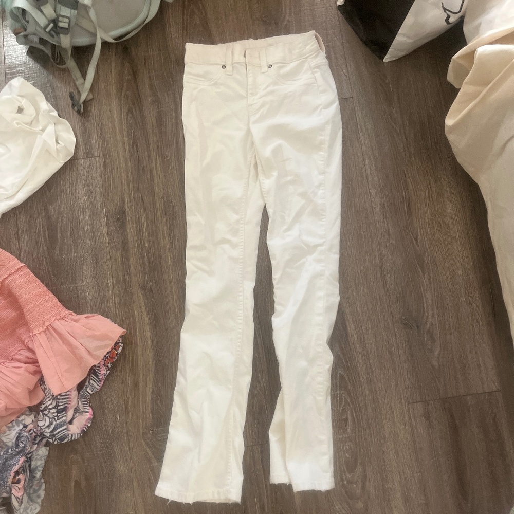 white jeans